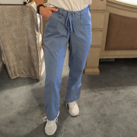 Barco Uniforms Pants - Barco • Ciel Sky Blue Elastic Tie Up Scrub Pants